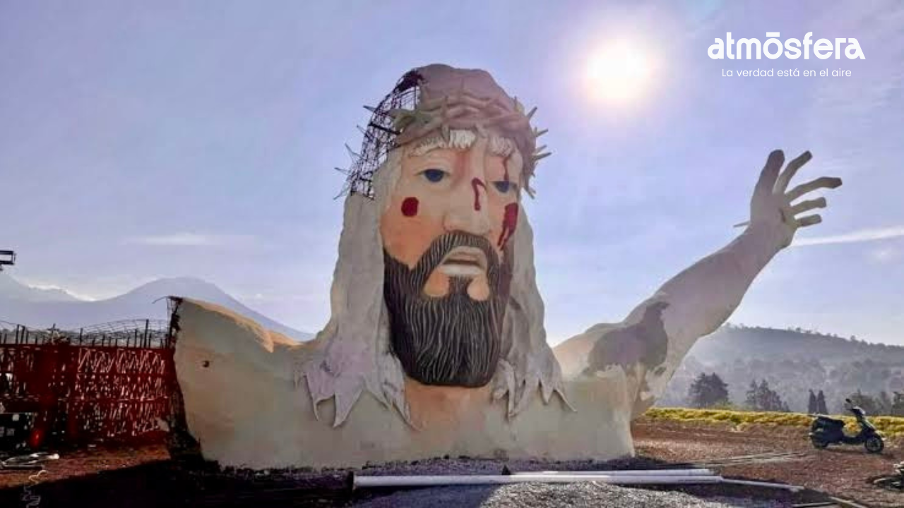 Ciudad Serdán: El Cristo Roto de 4 mdp que no convenció y será rehecho