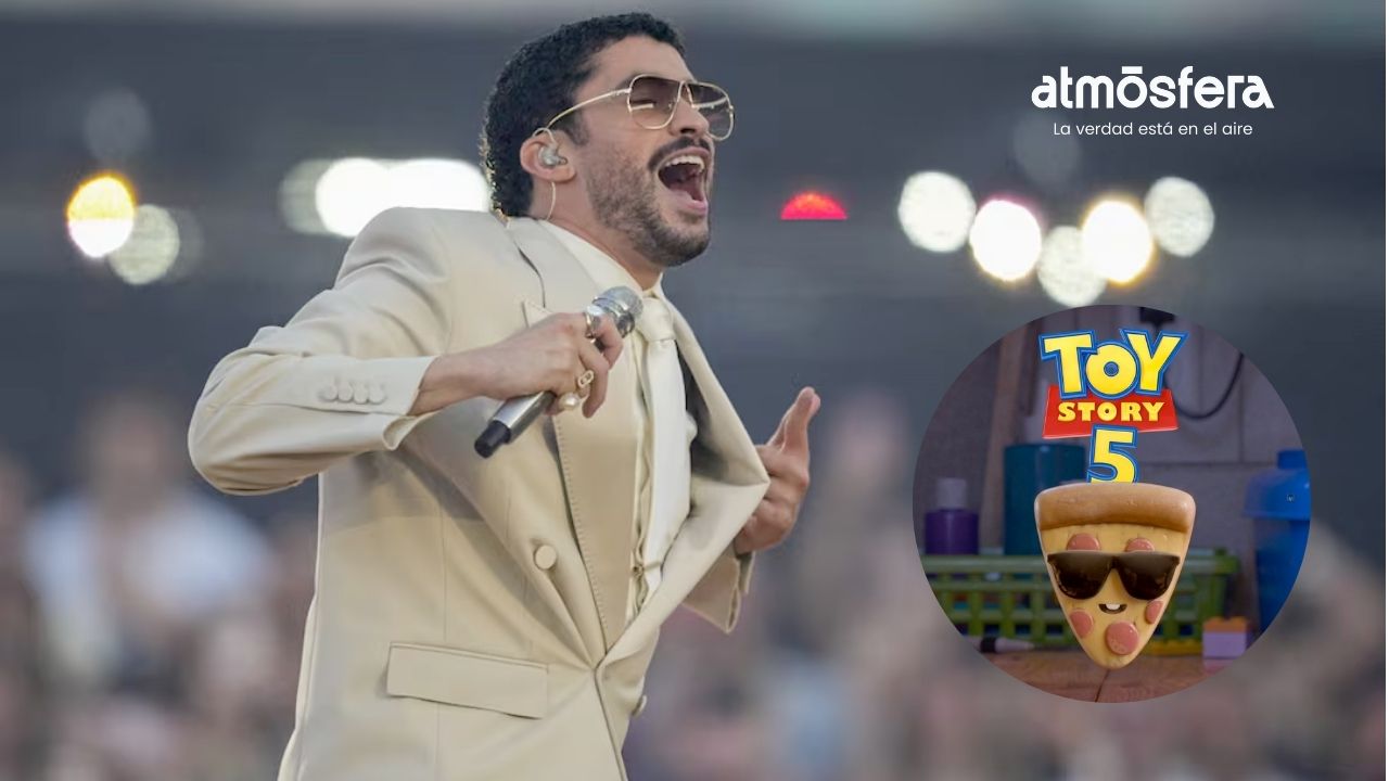 Bad Bunny se une a Toy Story 5 como una rebanada de pizza con gafas