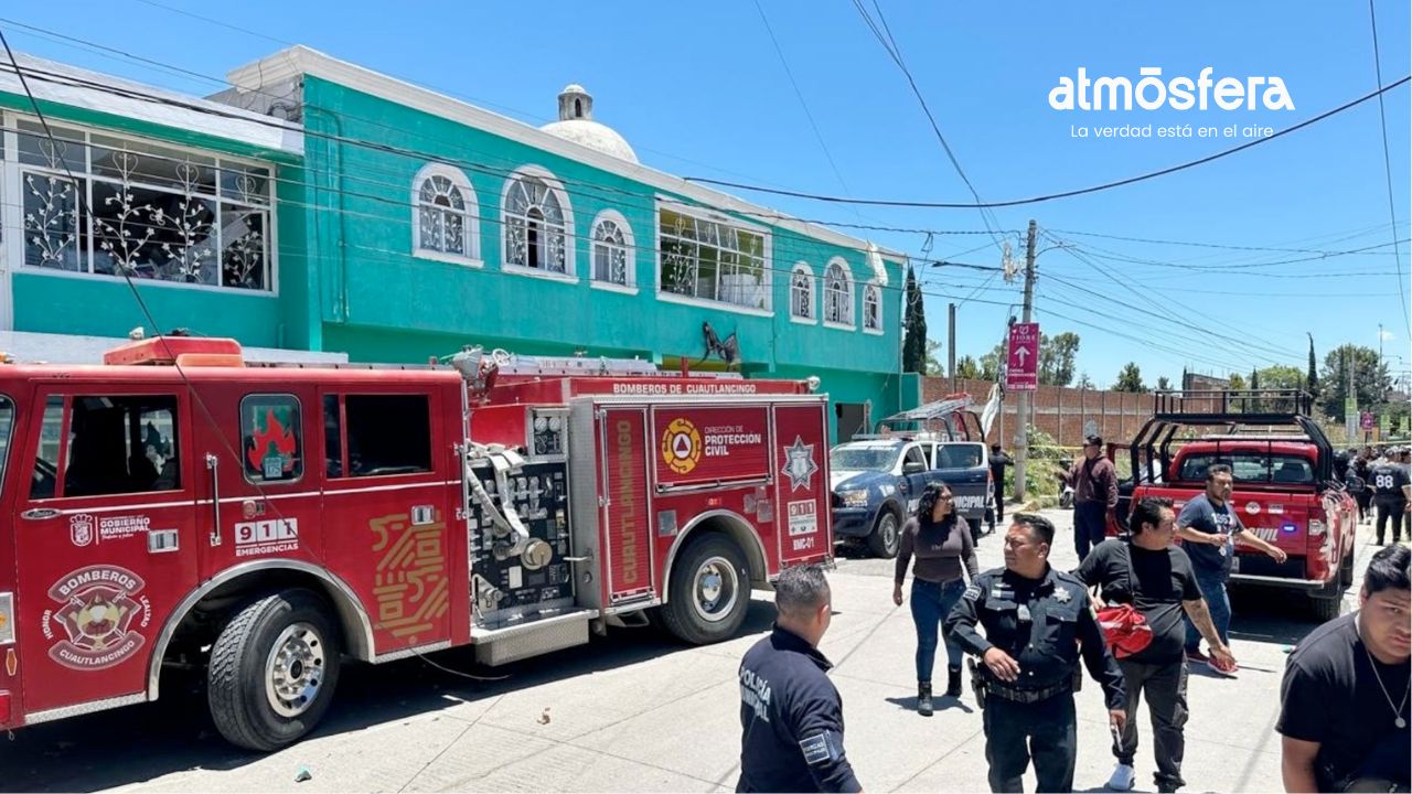 Explosión en baños públicos de Cuautlancingo deja varios heridos