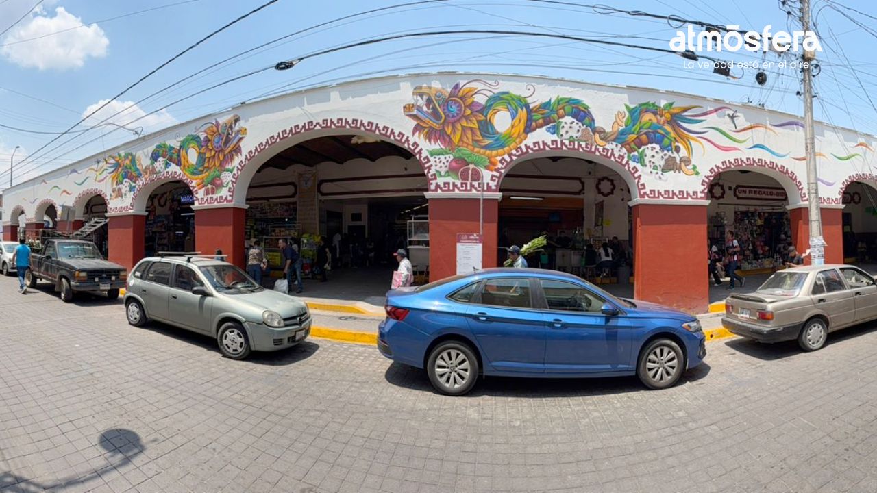 1.6 millones por pintura y piso: cuestionan ‘rehabilitación’ del mercado Cosme del Razo en Cholula