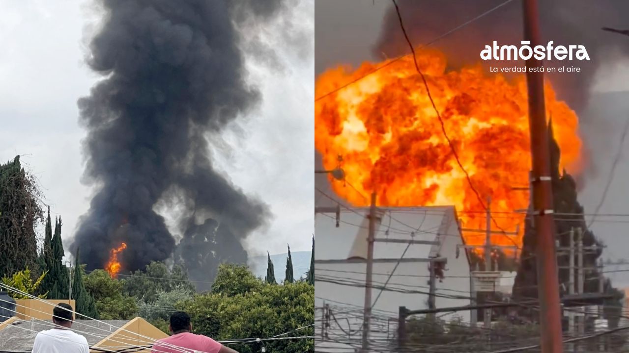 Evacúan a más de mil 700 estudiantes por explosión de pipas de gas en Tepeaca