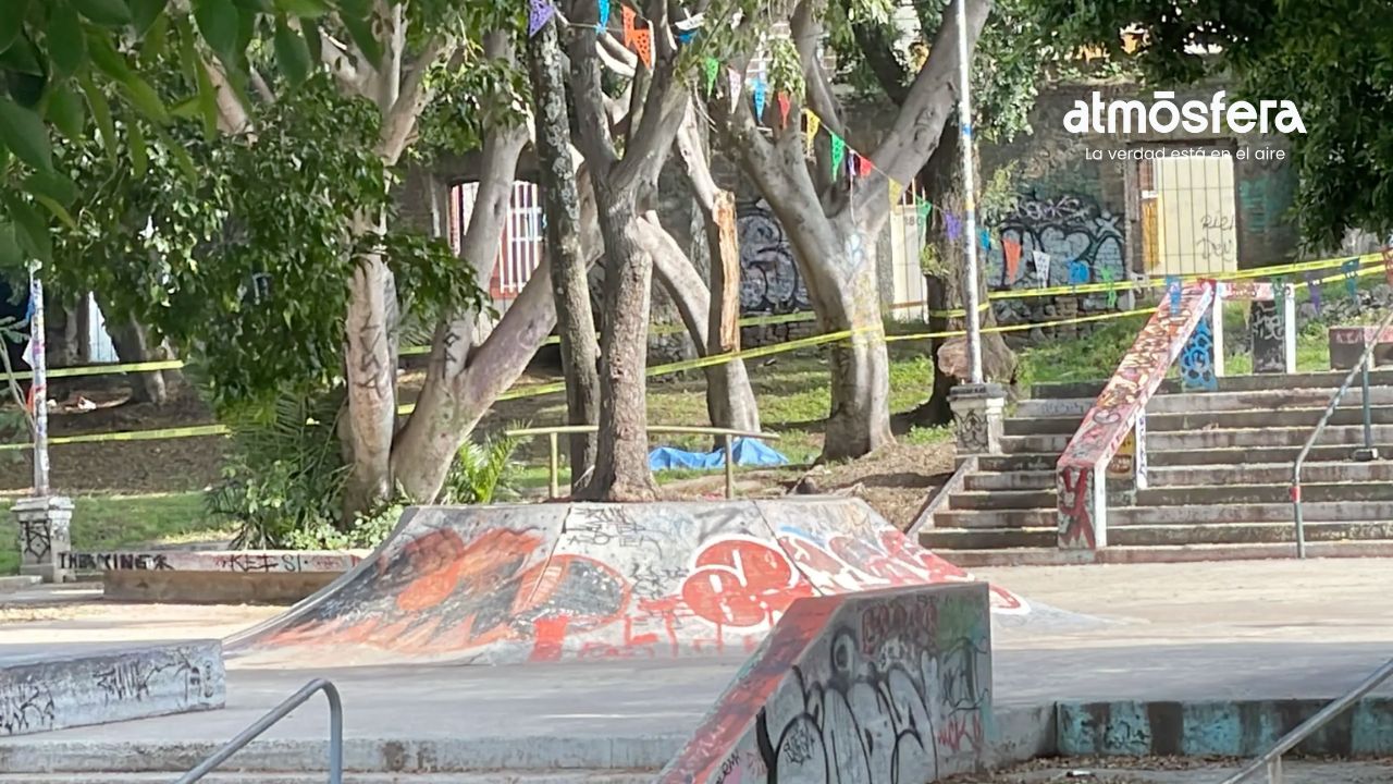 Hallan a una persona sin vida en el parque de skate de Plaza Xonaca