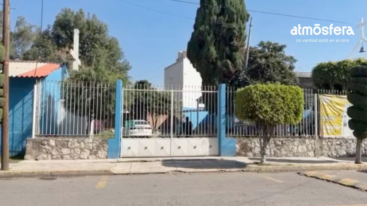 Detienen a hombre por presunto robo en la Parroquia de San Miguel Arcángel en Puebla