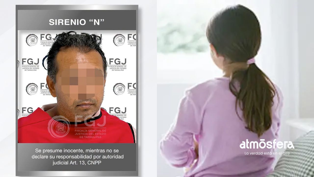 Detienen en Tamaulipas a Sirenio N, por presunta violación contra una menor de 11 años