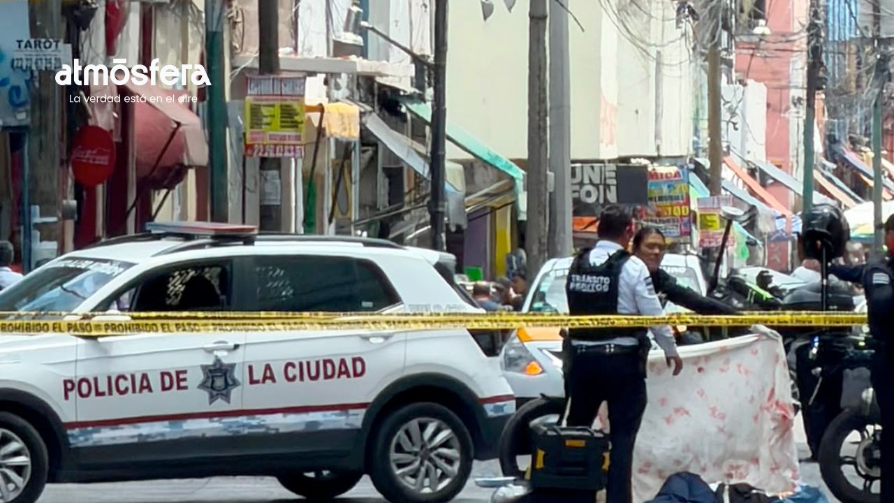 Ruta 67 atropella y mata a abuelita en el Centro Histórico de Puebla