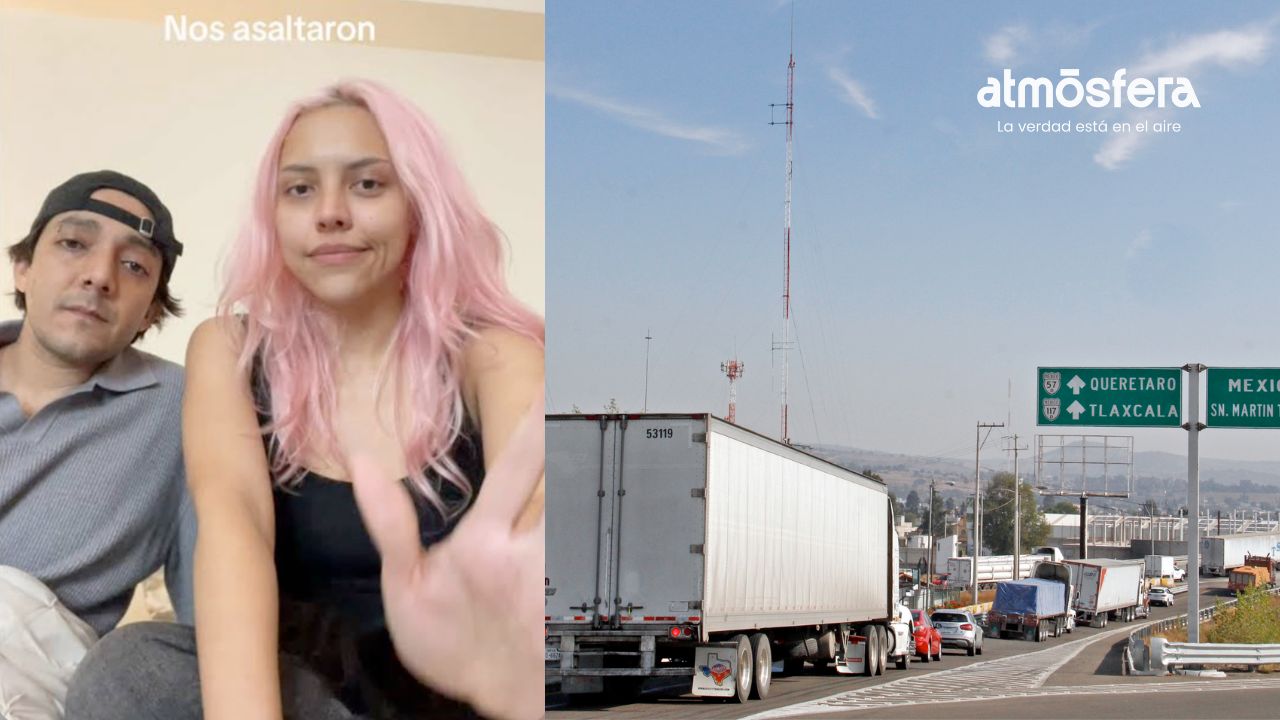 Alertan por asalto con “ponchallantas” en la México-Puebla; influencer Nando de Ibarrondo y su pareja denuncian robo